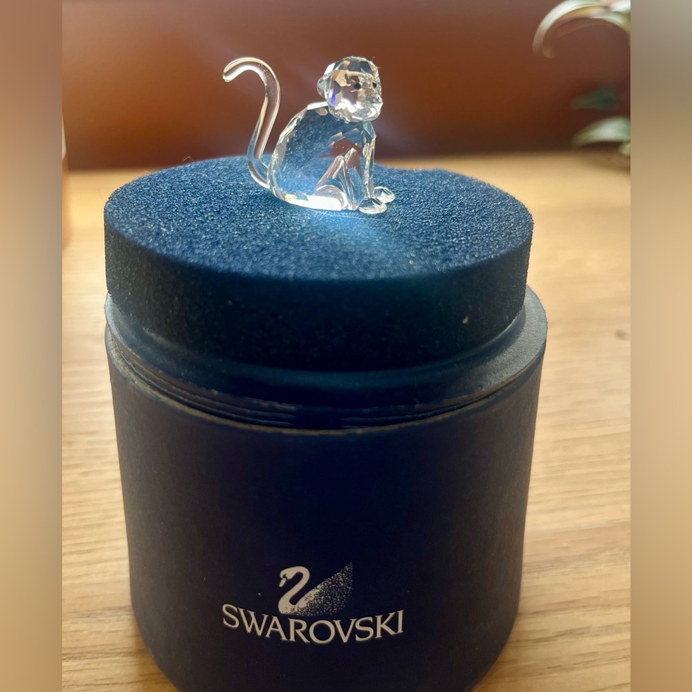 Swarovski Crystal Chinese Zodiac Monkey Figurine